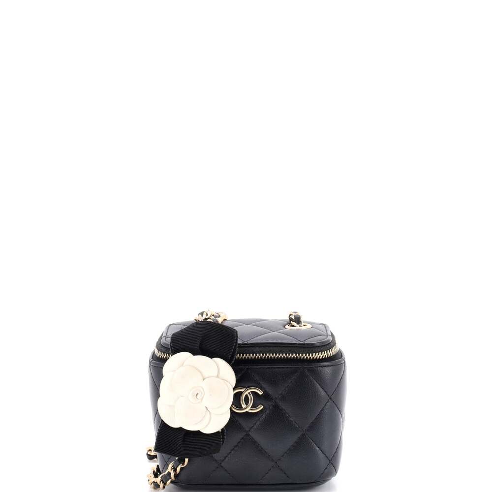 Chanel Camellia Bow Vanity Case With #229776C32B